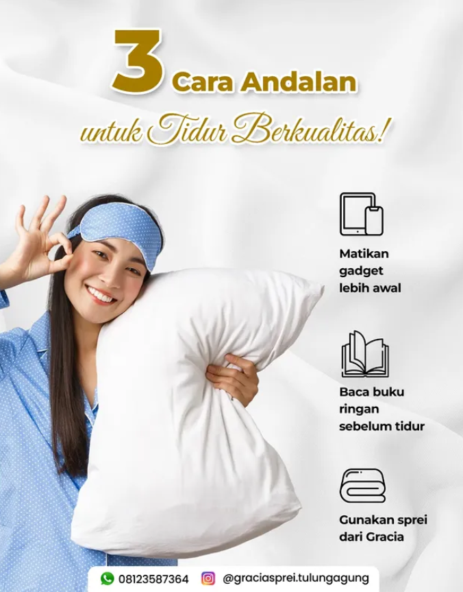 <p>Tidur berkualitas itu bukan cuma soal waktu, ta